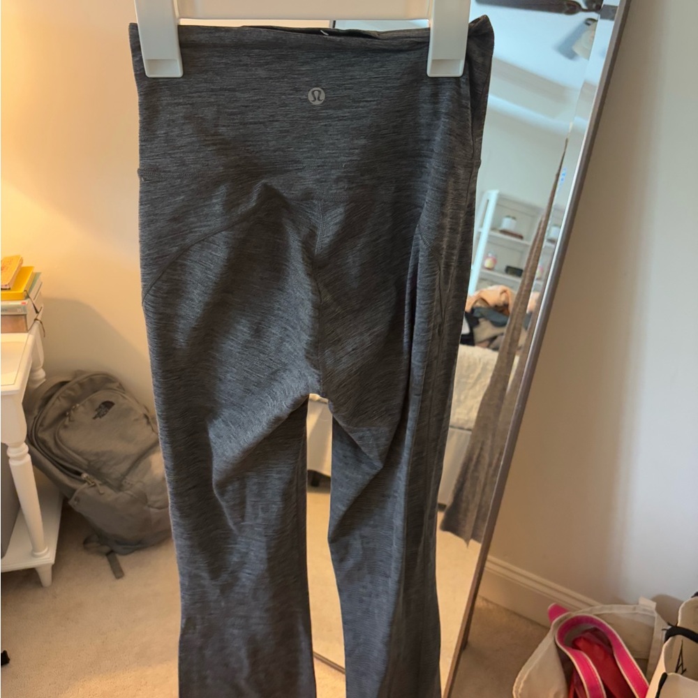 Lululemon Gray Flare Leggings